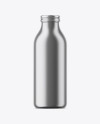 Matte Metallic Bottle Mockup