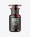 Amber Glass Bottle Mockup