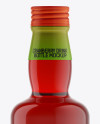 350ml Cranberry Drink Bottle with a Screw Cap Mockup