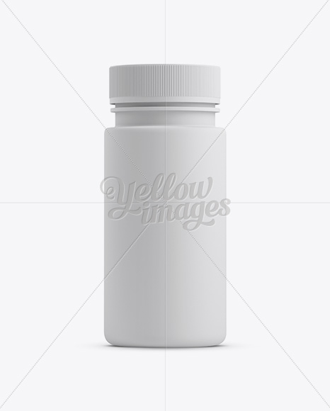 Matte Pill Bottle Mockup