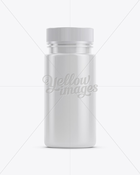 Glossy Pill Bottle Mockup