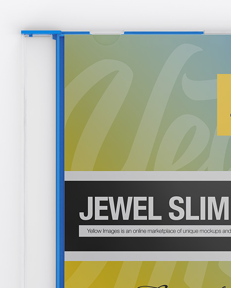 Jewel Slim Case Mockup - Front View