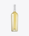 Clear Glass White Wine Bottle Mockup