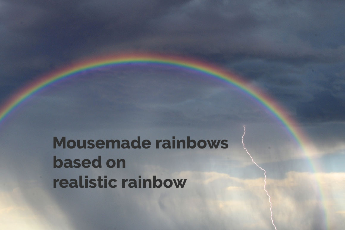 44 Rainbow Photo Overlays