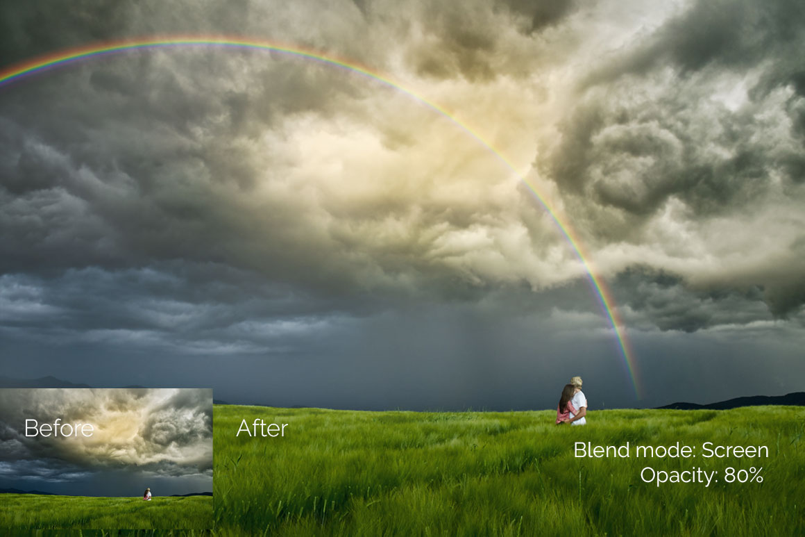 44 Rainbow Photo Overlays