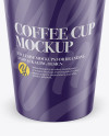 Coffee Cup Mockup - Front View (High-Angle Shot)