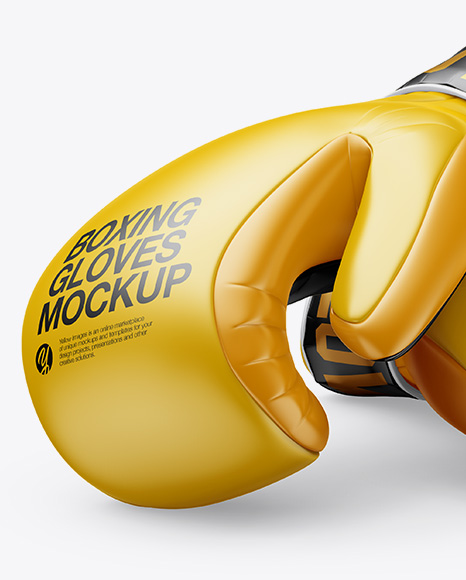 Two Boxing Gloves Mockup