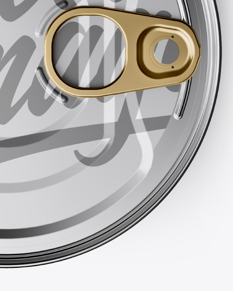 Tin Can Mockup - Top & Bottom Views