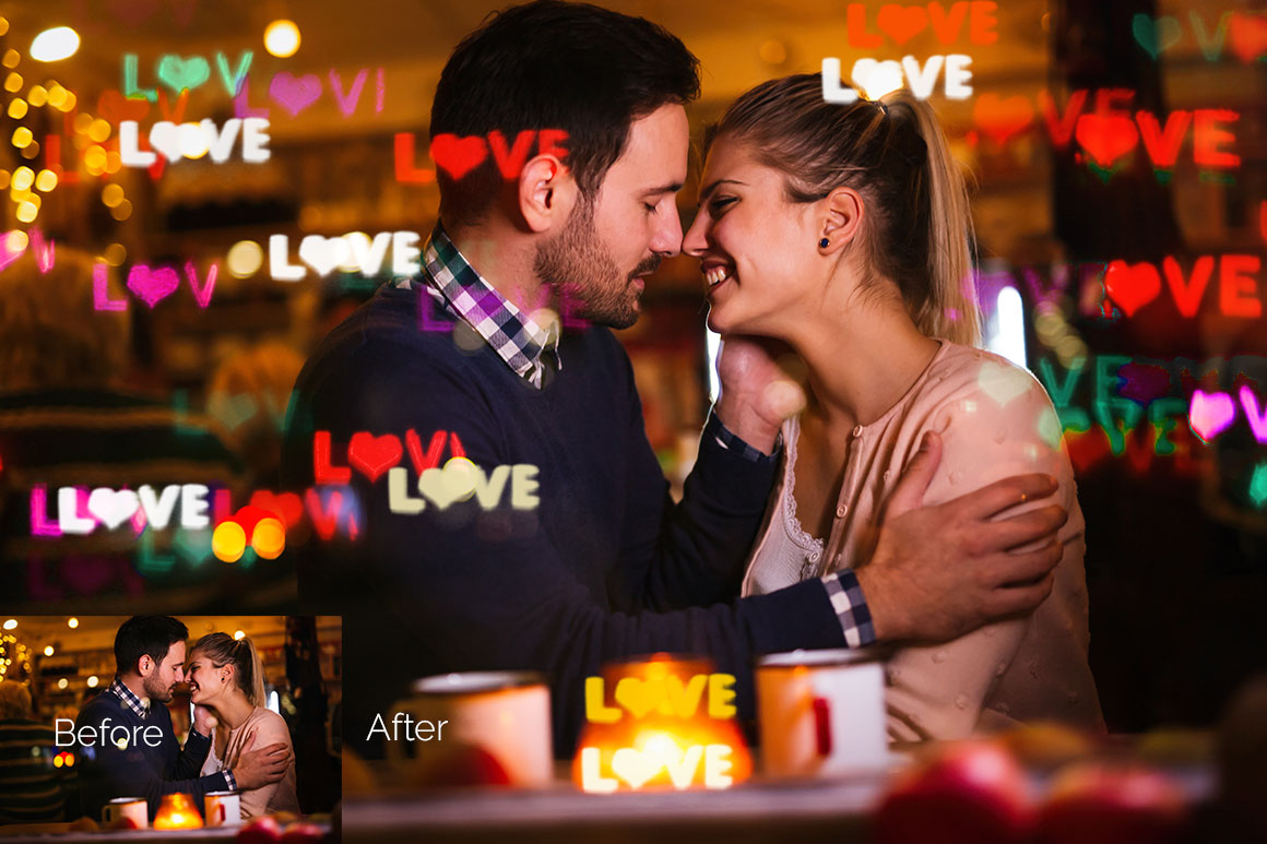 28 Heart Bokeh Photo Overlays 28 Heart Bokeh Photo Overlays