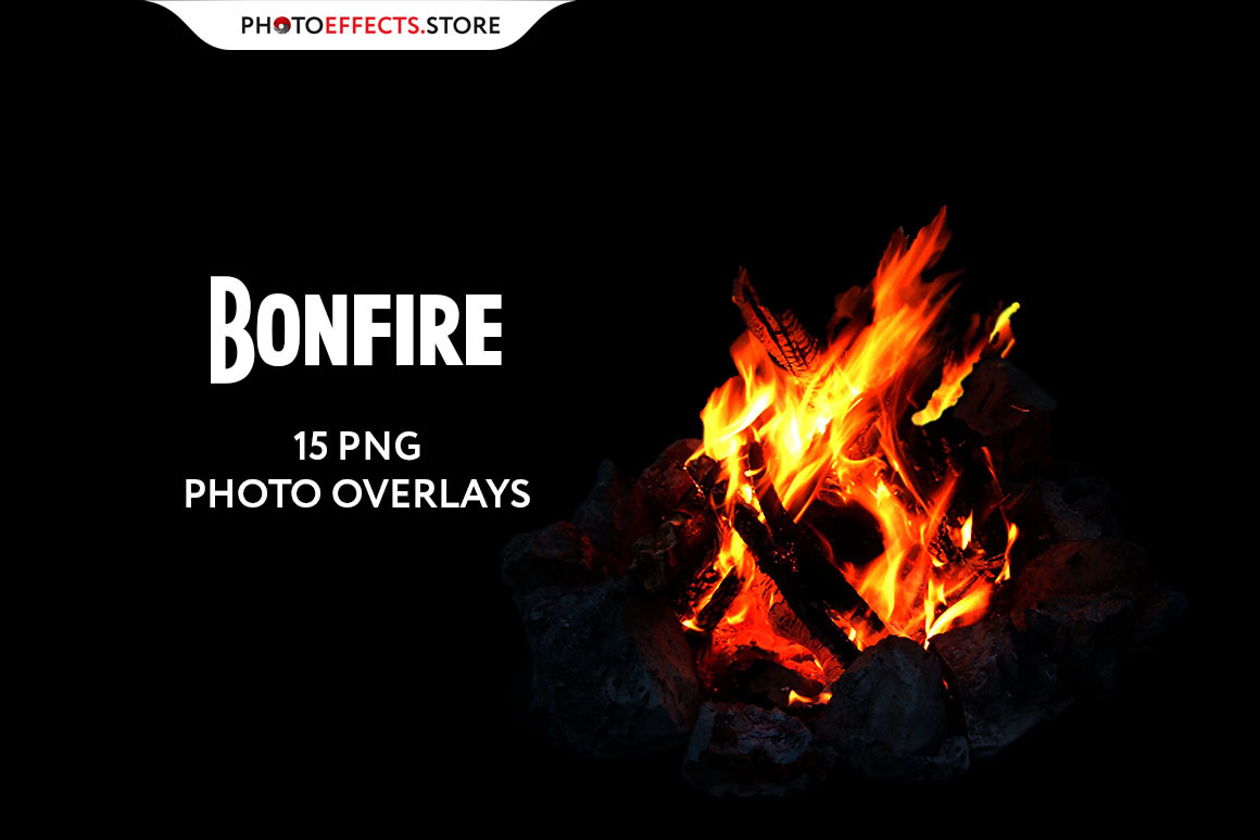 15 Bonfire Photo Overlays