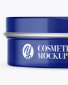 Glossy Cosmetic Jar Mockup