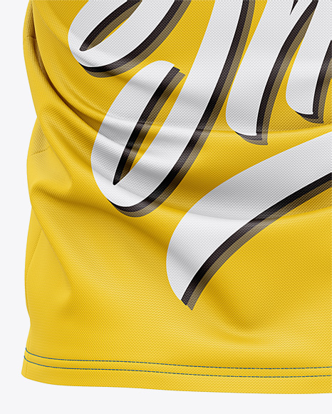 Men’s Football Jersey Mockup - Back View