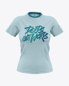 Woman’s T-Shirt Mockup - Front View