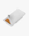 Plastic Container With Peanut Paste Mockup - Half Side View