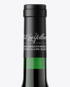 Green Glass Red Wine Bottle Mockup