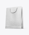 Kraft Paper Shopping Bag Mockup - Half Side View (Hero Shot)