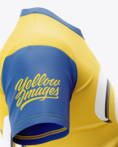 Men’s Football Jersey Mockup - Side View