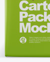 200ml Carton Box Mockup - Front View