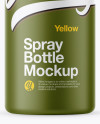 Matte Spray Bottle Mockup