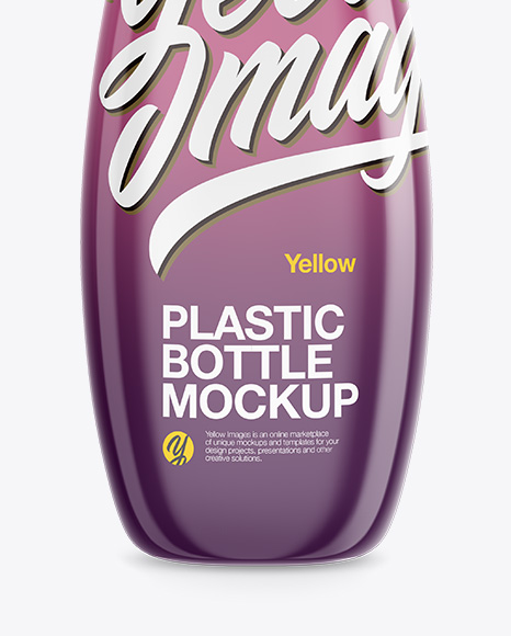 Glossy Shampoo Bottle Mockup