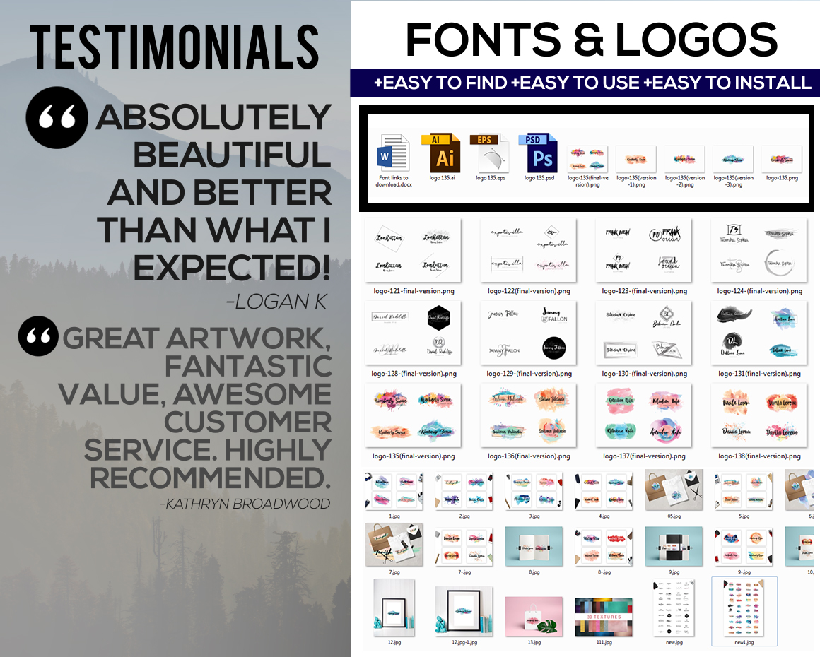 1400 Logos Mega Bundle Pack 1400 Logos Mega Bundle Pack