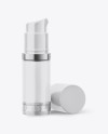 Opened Cosmetic Bottle with Cap Mockup