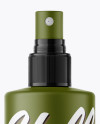 Opened Matte Spray Bottle Mockup