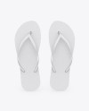 Flip Flops Mockup - Top View