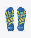 Flip Flops Mockup - Top View