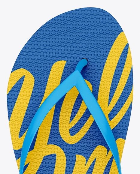 Flip Flops Mockup - Top View