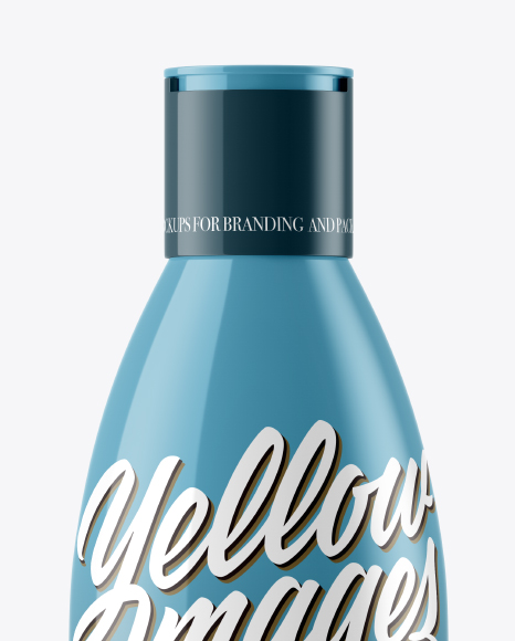 Glossy Cosmetic Bottle Mockup