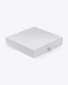 Matte Paper Slide Box Mockup - Half Side View