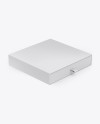 Matte Paper Slide Box Mockup - Half Side View