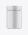 Matte Protein Jar Mockup