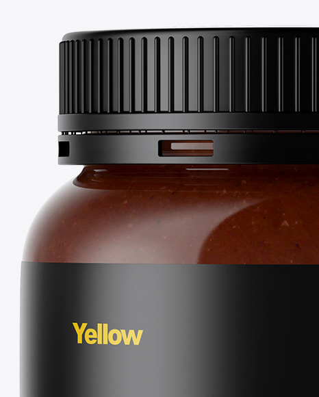 BBQ Sauce Jar Mockup BBQ Sauce Jar Mockup