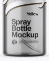 Dark Spray Bottle Mockup