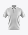 Men&#039;s Polo Mockup - Front View