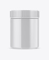 Glossy Plastic Jar Mockup