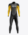 Men’s Full Wetsuit mockup (Front View)