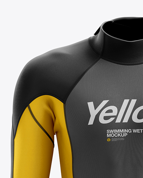 Men’s Full Wetsuit mockup (Front View)