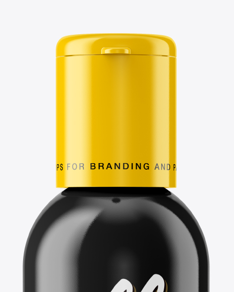 Glossy Bottle Mockup