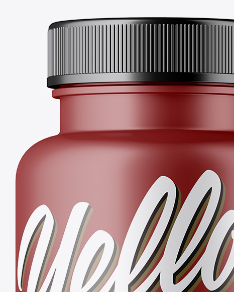 Matte Pills Bottle Mockup