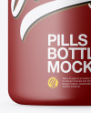 Matte Pills Bottle Mockup