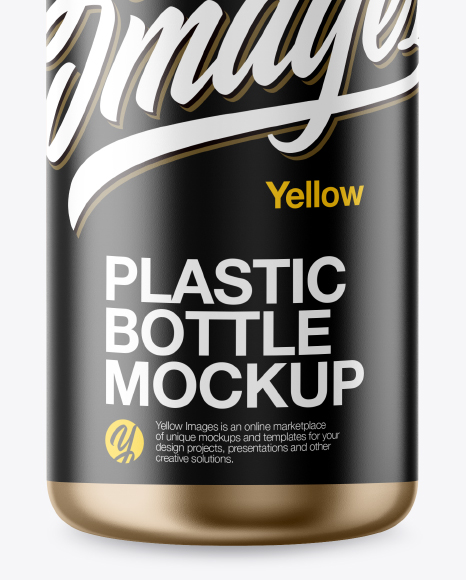 Metallic Bottle Mockup