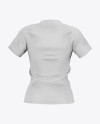 Woman’s T-Shirt Mockup - Back View