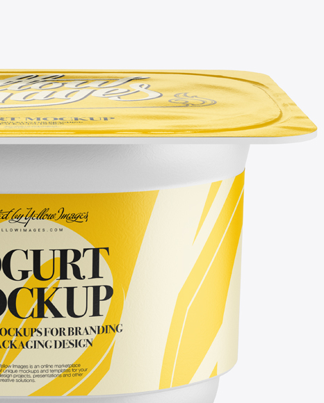 Yogurt Packaging Mockup