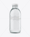 Glass Water Bottle Mockup Glass Water Bottle Mockup