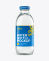 Glass Water Bottle Mockup Glass Water Bottle Mockup
