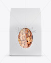 Paper Bag W/ Window Mockup - Front View