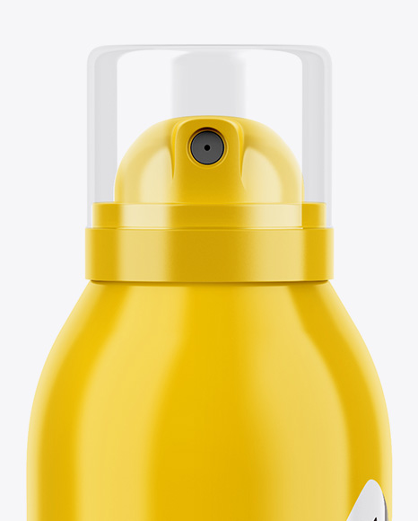 Glossy Spray Bottle Mockup